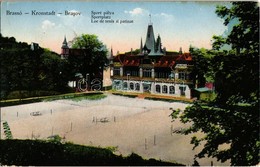 T2/T3 1916 Brassó, Kronstadt, Brasov; Sport Pálya, Teniszpálya / Sportplatz / Sport Field And Tennis Court / Loe De Teni - Ohne Zuordnung