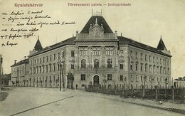 T2 1913 Gyulafehérvár, Karlsburg, Alba Iulia; Törvényszéki Palota. Kiadja Schäser Ferenc / Justizgebäude / Court Palace - Unclassified