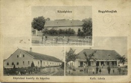 * T3 Hegyközújlak, Uileacu De Munte; Községháza, Római Katolikus Iskola, Káptalani Kastély és Kápolna / Town Hall, Catho - Unclassified