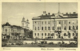 T2 Kolozsvár, Cluj; Hitler Adolf Tér, MÁV üzletvezetőség / Square, Directorate Of The Hungarian State Railways - Ohne Zuordnung