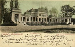 T2 1899 Kolozsvár, Cluj; Sétatéri Kioszk. Gibbon Albert Kiadása / Promenade, Kiosk, Restaurant - Unclassified