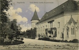 T2/T3 1910 Nagykároly, Carei; Gróf Károlyi Kastély és Park / Castle And Park (EK) - Ohne Zuordnung