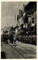 ** T2 1940 Nagyvárad, Oradea; Bevonulás, Horthy Miklós, Magyar Zászlók / Entry Of The Hungarian Troops, Hungarian Flags, - Ohne Zuordnung