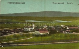 T2/T3 1925 Székelyföldvár, Feldioara-Razboieni, Razboieni-Cetate; Templom / Church (EK) - Ohne Zuordnung