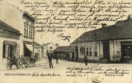 T2 1905 Szilágysomlyó, Simleu Silvaniei; Rákóczy Utca, Italmérés, Bútor-, üveg- és Porcelánbolt, Lőwy Benj. és Ruszka Ig - Ohne Zuordnung