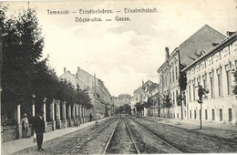 ** T2/T3 Temesvár, Timisoara; Erzsébetváros, Dózsa Utca, Villamos Sínek / Street View, Rails (EK) - Unclassified