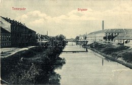 T2 Temesvár, Timisoara; Bégasor. W. L. Bp. 2034. Kiadja Gerő Manó / River Bank - Unclassified