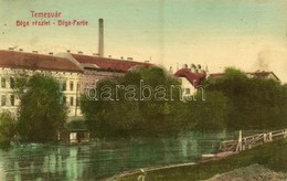 T3 1911 Temesvár, Timisoara; Béga Részlet / Bega Riverbank (kis Szakadás / Small Tear) - Unclassified