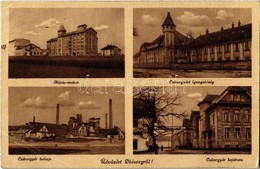 T3 Diószeg, Sládkovicovo; Mária Malom, Cukorgyári Igazgatóság, Cukorgyár Belseje és Bejárata / Mill, Directorate Of The  - Other & Unclassified