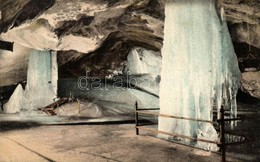 T2 Dobsina, Jégbarlang, Gotikus Oltár és Kút A Nagyteremben / Ice Cave, Interior - Other & Unclassified