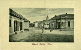 * T2 Fülek, Filakovo; Fő Utca, Lisztraktár A Menyecskéhez, Kálmán üzlete, Dohánytőzsde. W. L. Bp. 5966. / Main Street, F - Other & Unclassified