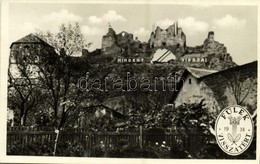 T2 1939 Fülek, Filakovo; Vár 'Mindent Vissza!' Irredenta Felirattal és Magyar Címerrel / Filakovsky Hrad / Castle With H - Other & Unclassified