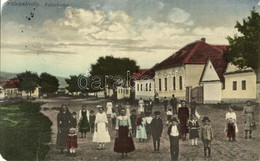 T4 1926 Füleksávoly, Sávol; Falu Részlet, Utcakép A Helyiekkel / Street View With The Villagers (vágott / Cut) - Other & Unclassified