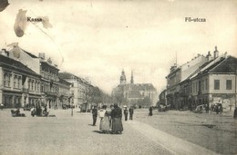 T2 Kassa, Kosice; Fő Utca, Adriányi és Markó üzlete, Piaci árusok / Main Street, Shops, Vendors - Other & Unclassified