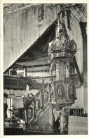 T2 Késmárk, Kezmarok; Evangélikus Fa Templom, Belső / Wooden Church Interior - Sonstige & Ohne Zuordnung