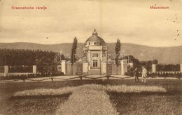 T2 1913 Krasznahorkaváralja, Krásnohorské Podhradie; Mauzóleum. Fuchs József Kiadása / Mausoleum - Sonstige & Ohne Zuordnung