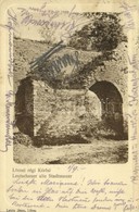 T2/T3 1904 Lőcse, Levoca; Régi Körfal. Kiadja Latzin János / Leutschauer Alte Stadtmauer / Old City Wall (EK) - Other & Unclassified