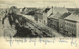 T2 1905 Pozsony, Pressburg, Bratislava; Kossuth Lajos Tér / Square - Other & Unclassified