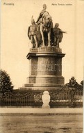 T2 1912 Pozsony, Pressburg, Bratislava; Mária Terézia Szobor / Statue - Sonstige & Ohne Zuordnung