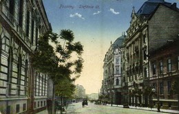 T2/T3 1917 Pozsony, Pressburg, Bratislava; Stefánia út / Street (EB) - Other & Unclassified