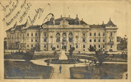 T2/T3 1915 Rimaszombat, Rimavská Sobota;  Vármegyeháza. Kiadja Ifj. Rábely Miklós / County Hall (EK) - Other & Unclassified