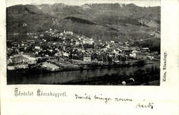 T2 1899 Rózsahegy, Ruzomberok; Látkép Zsinagógával. Kiadja Kohn / General View With Synagogue - Other & Unclassified