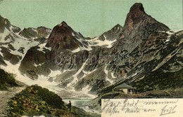 T2/T3 1904 Tátra, Vysoké Tatry; Zöld Tó és Karbunkulus Torony. F. Pietschmann / Jastrabia Veza, Zelené Pleso / Lake, Mou - Other & Unclassified