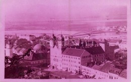 * T2 1939 Trencsén, Trencín; Látkép, Híd, Templom, Zsinagóga / General View With Bridge, Church And Synagogue - Other & Unclassified