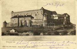 T3/T4 1903 Zólyom, Zvolen; Vár. Kiadja Özv. Löwy Samuné / Zvolensky Hrad / Castle (szakadások / Tears) - Other & Unclassified