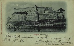 T2/T3 1903 Zólyom, Zvolen; Vár Este. Ivánszky Elek Kiadása / Castle At Night - Sonstige & Ohne Zuordnung