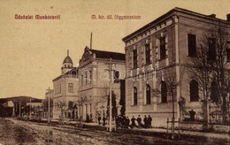 T2/T3 1912 Munkács, Mukacheve, Mukachevo, Mukacevo;  M. Kir. állami Főgimnázium. W. L. 1157. / High School - Unclassified