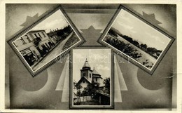 T2/T3 1944 Nagybocskó, Velikij Bicskiv, Velykyy Bychkiv (Máramaros, Maramures); Templom, Utcakép, Cikta üzlet / Church,  - Sin Clasificación