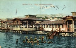 * T2/T3 1912 Crikvenica, Cirkvenica; Novo Opcinski Kupaliste / New Beach (EK) - Other & Unclassified