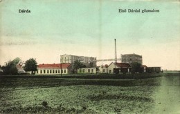 T2/T3 1906 Dárda, Első Dárdai Gőzmalom. Kiadja Frank Béla 802. / The First Steam Mill In Darda (EK) - Sonstige & Ohne Zuordnung