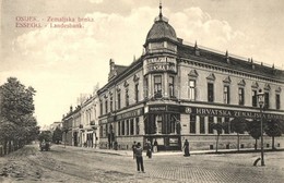 * T2 Eszék, Esseg, Osijek; Landesbank / Zemaljska Banka / Bank. Lederer & Popper 1052. - Sonstige & Ohne Zuordnung