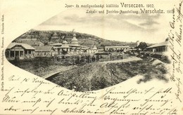 T2 1902 Versec, Werschetz, Vrsac; Ipar- és Mezőgazdasági Kiállítás. Daikovits Fényképész Kiadása / Lokal- Und Bezirks-Au - Ohne Zuordnung