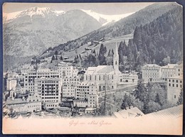 ** T4 Bad Gastein, Grand Hotel Gasteiner Hof, Gruber's Mieth Badehaus / Hotels, Giant Postcard, Römmler Und Jonas Nr 277 - Sonstige & Ohne Zuordnung