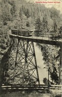 T2 Kreit, Stubaital-Bahn-Viadukt / Stubai Valley Railway  In Winter, Viaduct, Train - Other & Unclassified