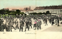 T2 1906 Wien, Vienna, Bécs; Burgmusik Am Wege / Castle Music Parade On The Street - Sonstige & Ohne Zuordnung