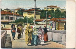 ** T2 Sarajevo, Strassenbild In Bosnien / Street View, Folklore. Leporellocard - Sonstige & Ohne Zuordnung