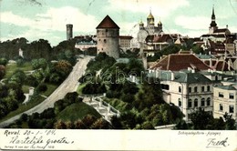 * T3 1904 Tallinn, Reval; Schmiedepforte-Anlagen, Verlag R. Von Der Ley / Gate, Tower, General View (EK) - Otros & Sin Clasificación