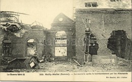 ** T1/T2 Mailly-Maillet, La Sucrerie Aprés Le Bombardement Par Les Allemands, La Guerre 1914-15 / Sugar Refinery After A - Other & Unclassified