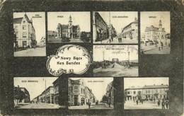 T3 1915 Nowy Sacz, Nowego Sacza, Neu Sandez, Újszandec; Kasa Zaliczkowa, Rynek, Ulica Jagiellonska, Ratusz, Most Nad Dun - Other & Unclassified