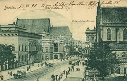 T3 1898 Wroclaw, Breslau; Schweidnitzer-Strasse / Street View. C. Schröter (EB) - Otros & Sin Clasificación