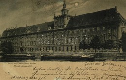 T4 1898 Wroclaw, Breslau; Königl. Universität / University. Otto Malinowski 5 M. (tiny Pinhole) - Sonstige & Ohne Zuordnung