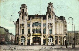 T2/T3 1906 Frankfurt Am Main, Circus Albert Schumann / Theatre (worn Corners) - Ohne Zuordnung