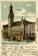 T2/T3 1900 Hamburg, Rathaus / Town Hall. Aug. Heinecke Litho (EK) - Unclassified