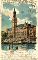 T2 1899 Hamburg, Rathaus / Town Hall. Kunstanstalt Karl Leykum Künstlerpostkarte No. 8. Litho - Unclassified