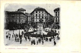 ** T1/T2 Genova, Piazza Corvetto / Square - Otros & Sin Clasificación