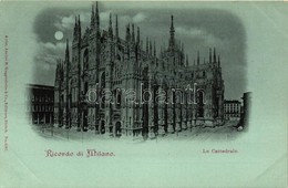 ** T1/T2 Milan, Milano; Cattedrale / Cathedral At Night - Sonstige & Ohne Zuordnung